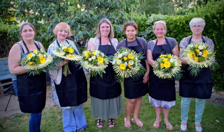 Atelier d'art floral en groupe à Rouen et sa région (Bois-Guillaume, Montville)